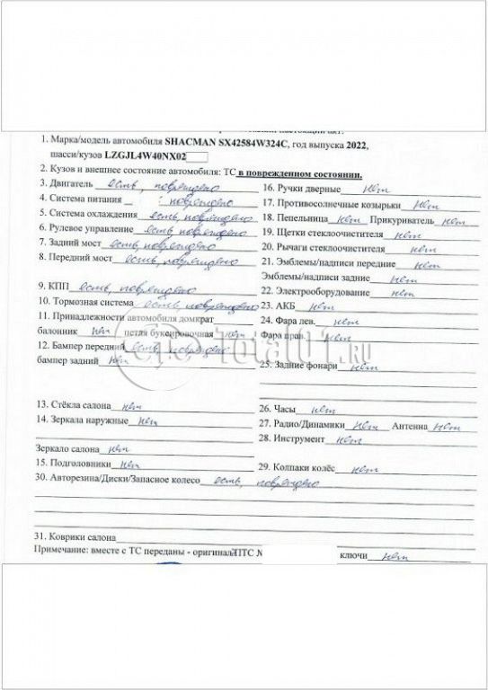 Фото Shacman SX42584W324C 82