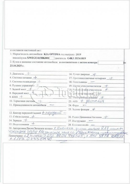 Фото KIA Optima 112