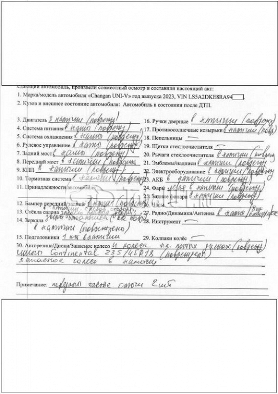 Фото Changan UNI-V 134