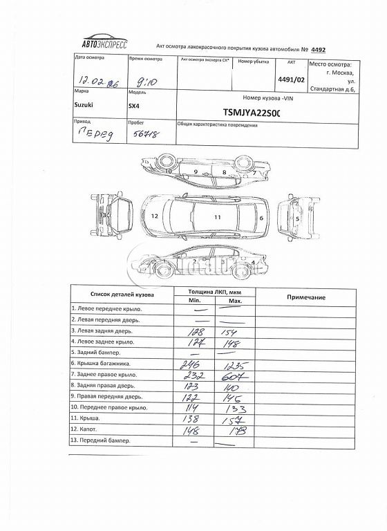 Фото Suzuki SX4 328