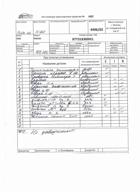 Фото УАЗ Patriot 292