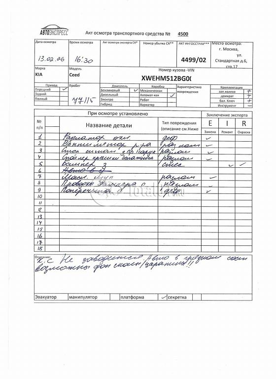 Фото KIA cee\'d 282