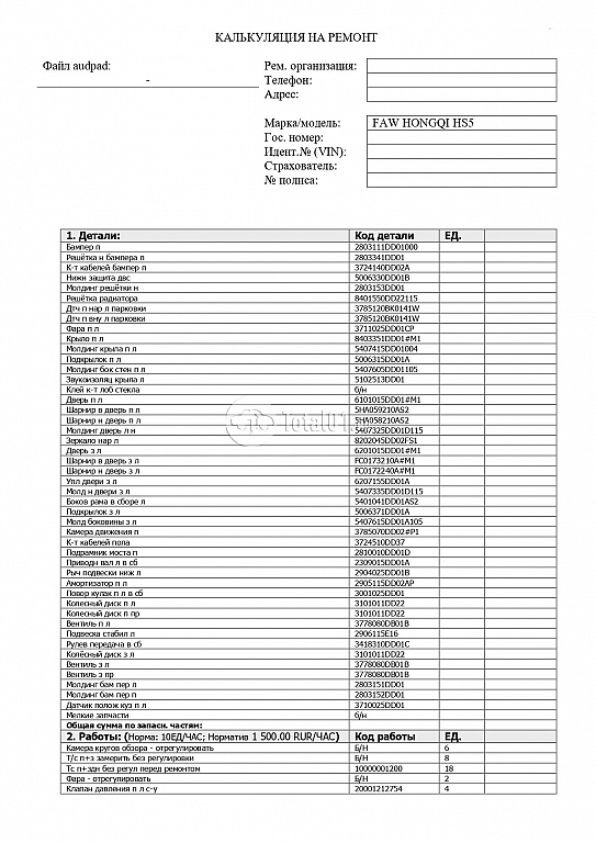Фото FAW HONGQI HS5 444