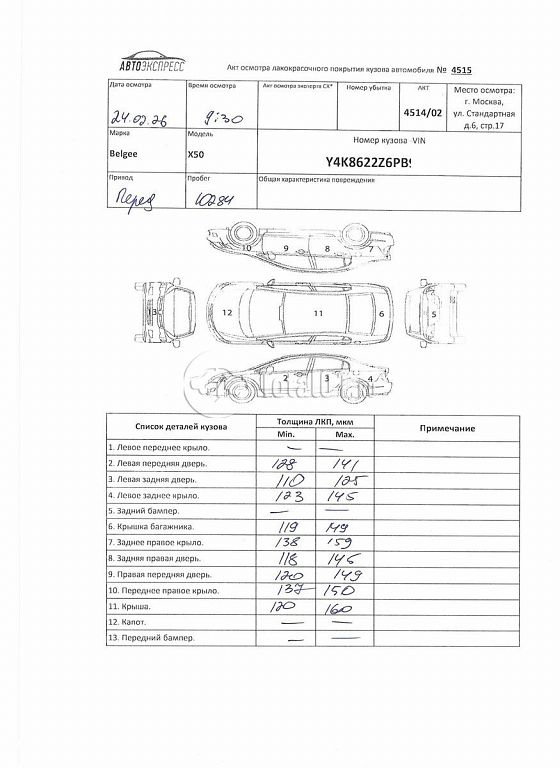 Фото Belgee X50 342