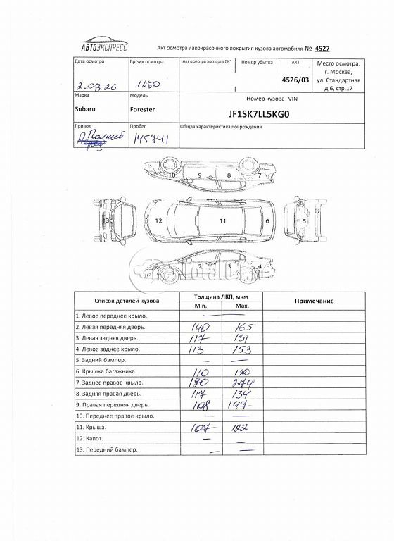 Фото Subaru Forester 332