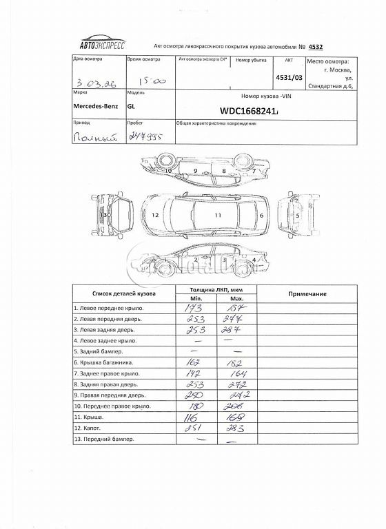 Фото Mercedes-Benz GL-класс 402