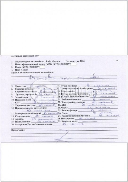 Фото ВАЗ (LADA) Granta 4