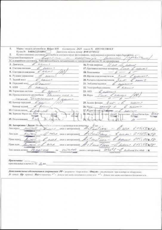 Фото Belgee X50 142