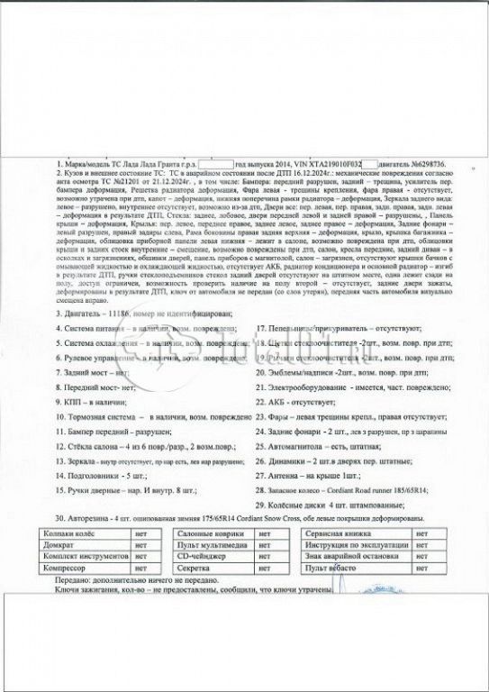 Фото ВАЗ (LADA) Granta 84