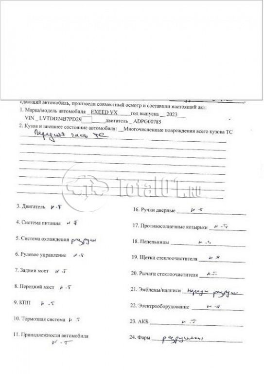 Фото EXEED VX 82