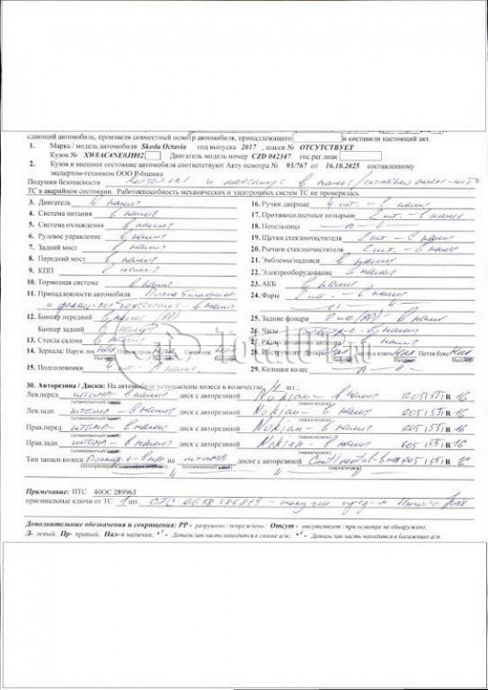 Фото Skoda Octavia 80