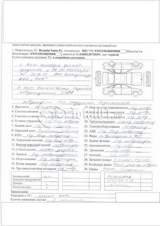 Фото Hyundai Santa Fe 206