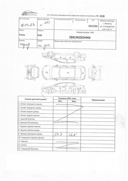 Фото Prima KUB 336