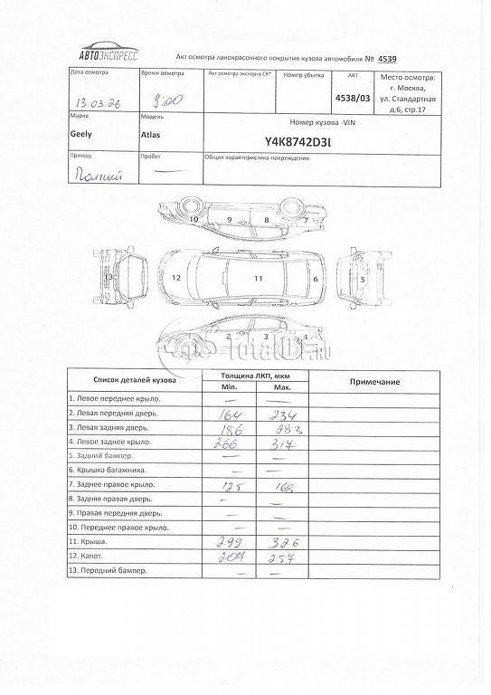 Фото Geely Atlas 370