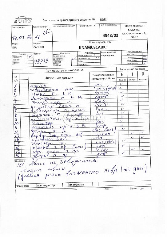 Фото KIA Carnival 452