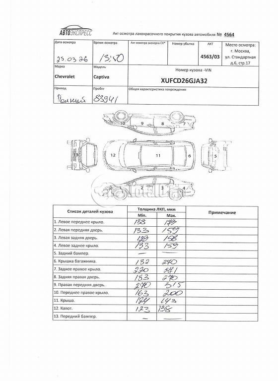 Фото Chevrolet Captiva 316