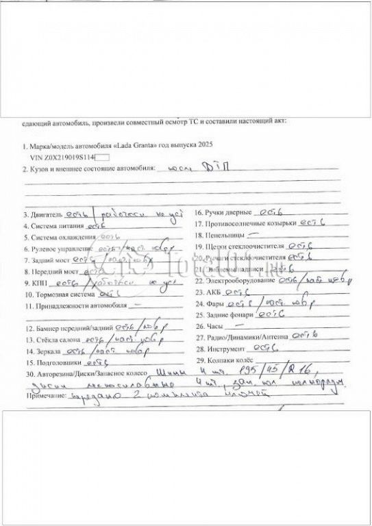 Фото ВАЗ (LADA) Granta 4