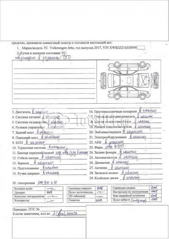 Фото Volkswagen Jetta 4