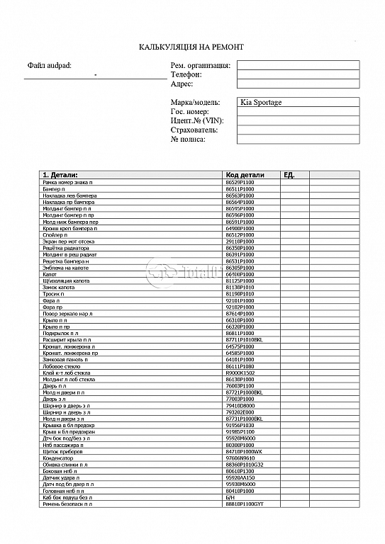 Фото KIA Sportage 428