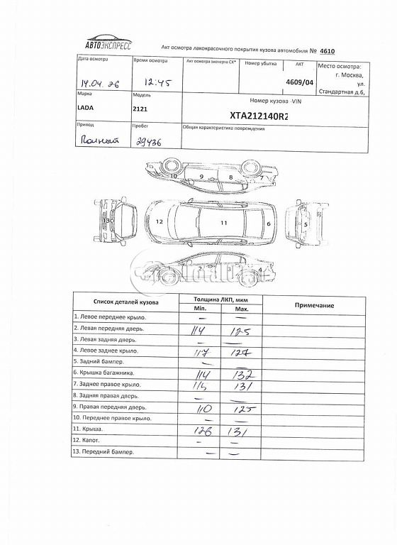 Фото ВАЗ (LADA) 2121 (4x4) 324
