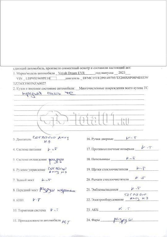 Фото Voyah DREAM EVR 4