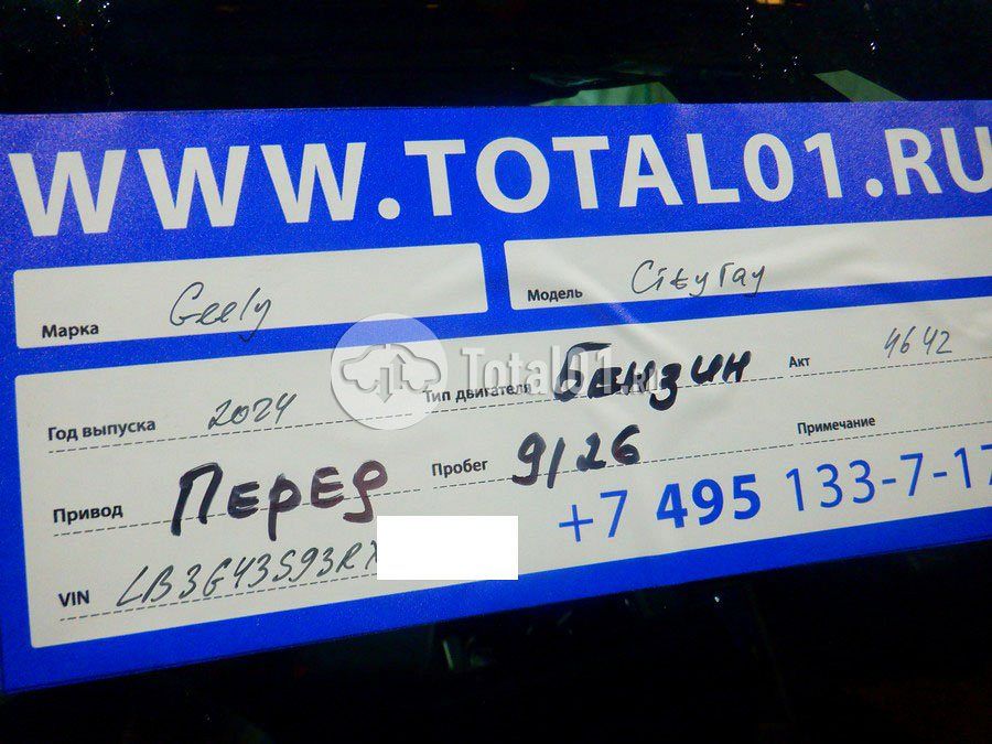 Фото Geely Cityray 18