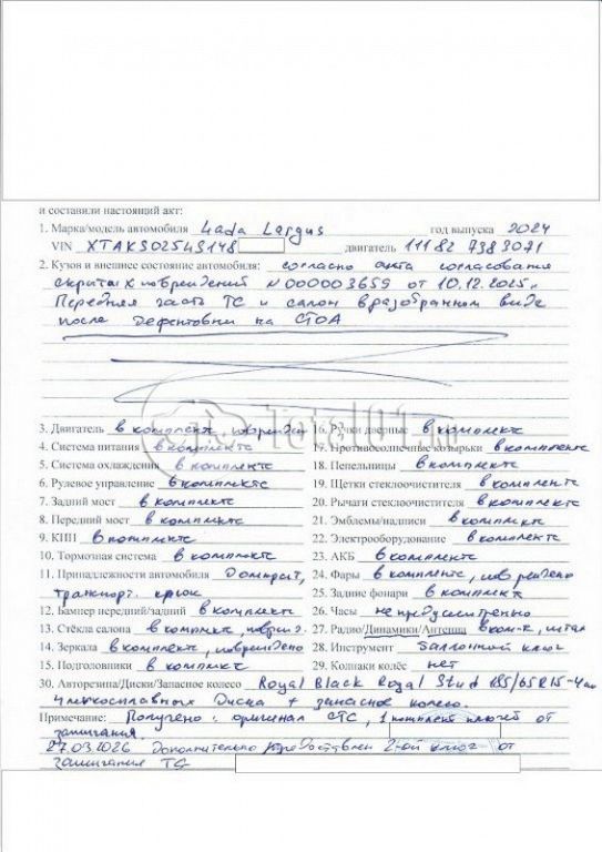 Фото ВАЗ (LADA) Largus 160
