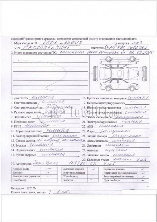 Фото ВАЗ (LADA) Largus 70