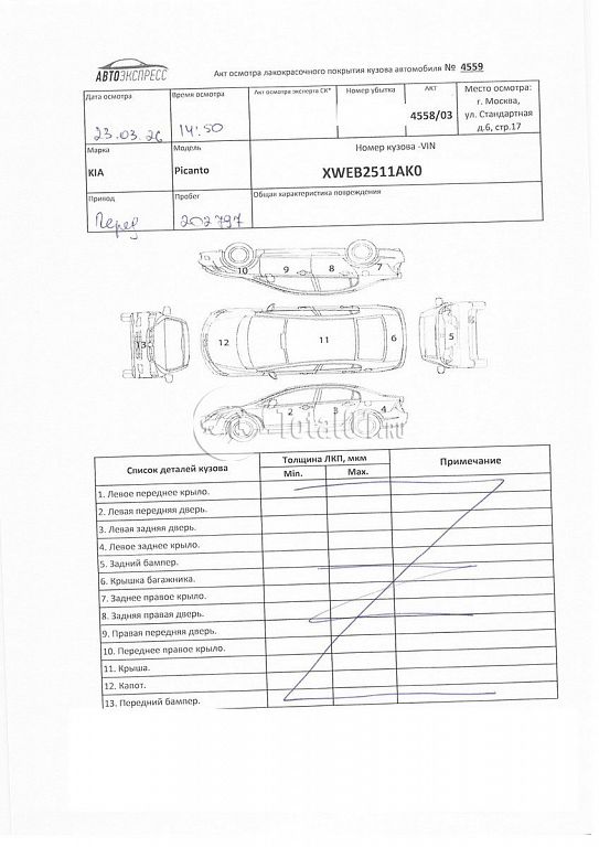 Фото KIA Picanto 306